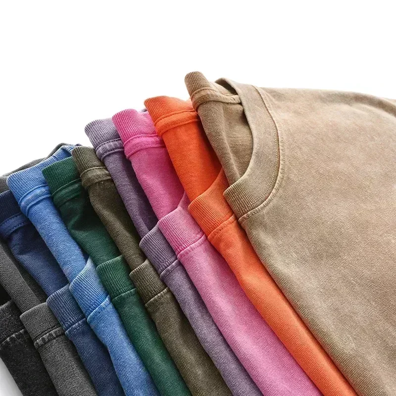 Floyd Rock Pink Delayed Washed Neu eingetroffen Herrenbekleidung T-Shirt Homme Grafik-T-Shirts Herren-T-Shirt für Männer Ropa Hombre – Detail 2