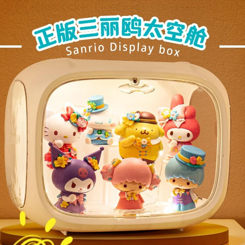thumbnail image 1 of Nuevo producto de Sanrio, conjunto de artículos de punto, módulo espacial de temporada de flores de gato Katie, decoración hecha a mano de alta belleza linda para regalo de niños, 1 of 5