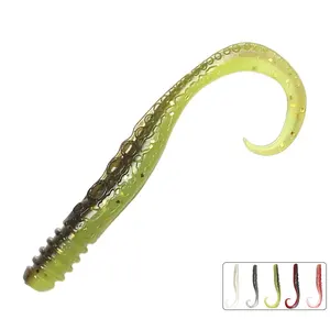 Seahorse Whisker Soft Bait Soft Octopus 61mm 90mm Squid Artificial Silicone Baits Simulated Tail Sea Fishing Lures