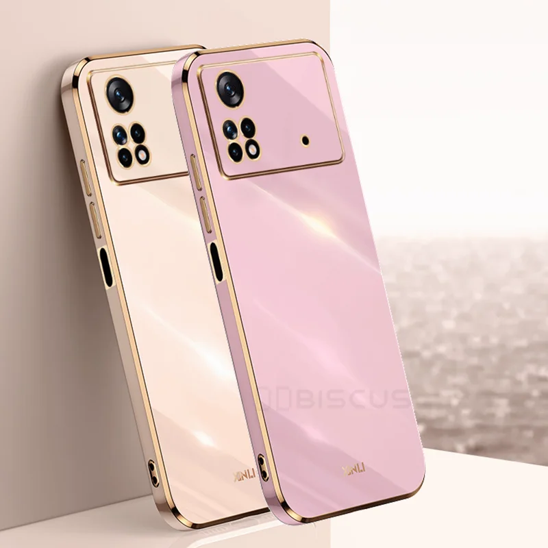 Case For Poco X4 Pro 5G PocoPhone X4Pro 5G Poco Phone Capa Capinha Luxury Plating Silicone Carcasa Coque_voghion.com