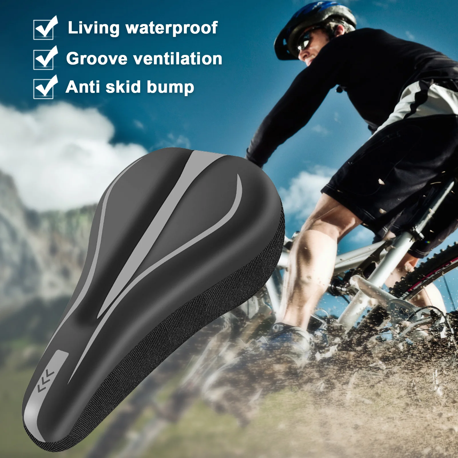 padded cycling seat cover