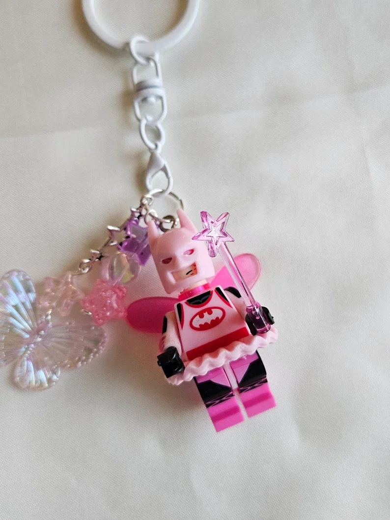 Butterfly Elf Bat Keychain Y2K