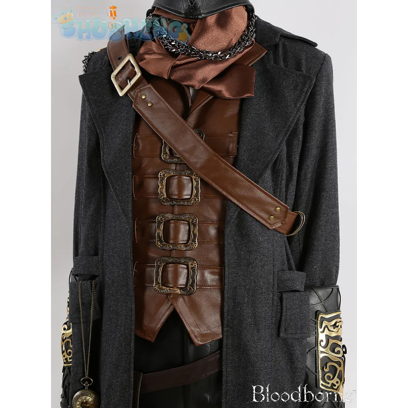 Game Bloodborne Cosplay Gehrman hunter Costume Hat mask