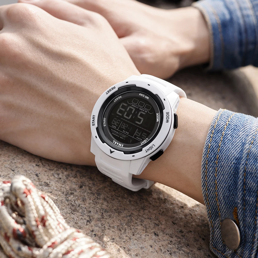 Military Watch Men Sports Watches Digital LED 50M Wateproof 8105C S Shock Resistant Military Watches Amry Men's Wristwatches sports watches