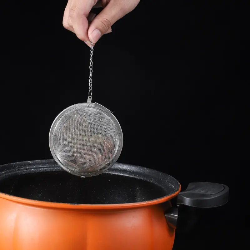Stainless Steel Tea Infuser Sphere Locking Spice Tea Ball Strainer Mesh Infuser Filter Strainers Kitchen Accessories tea infuser tea strainer tea filter