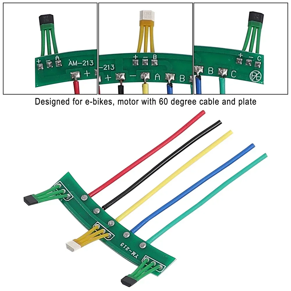 1/3/5/10 stücke Motor Hall Sensor Für E-Scooter E-Bike 2-Räder Elektrische Fahrzeuge Sensor Mit Board Kabel 3147 41F 213 60 ° Leiterplatte – Detail 3