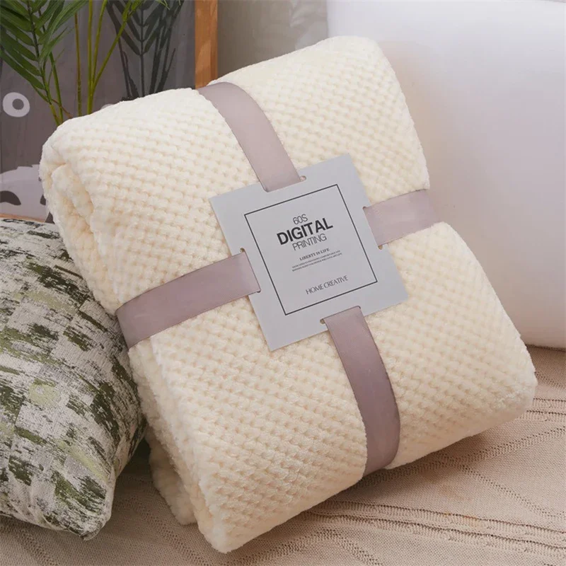 fleece blanket Thicken Baby Fleece Quilt for Newborn Swaddle Wrap Baby Bedding Accessories Sofa Blanket Stroller Cover Kids Gift