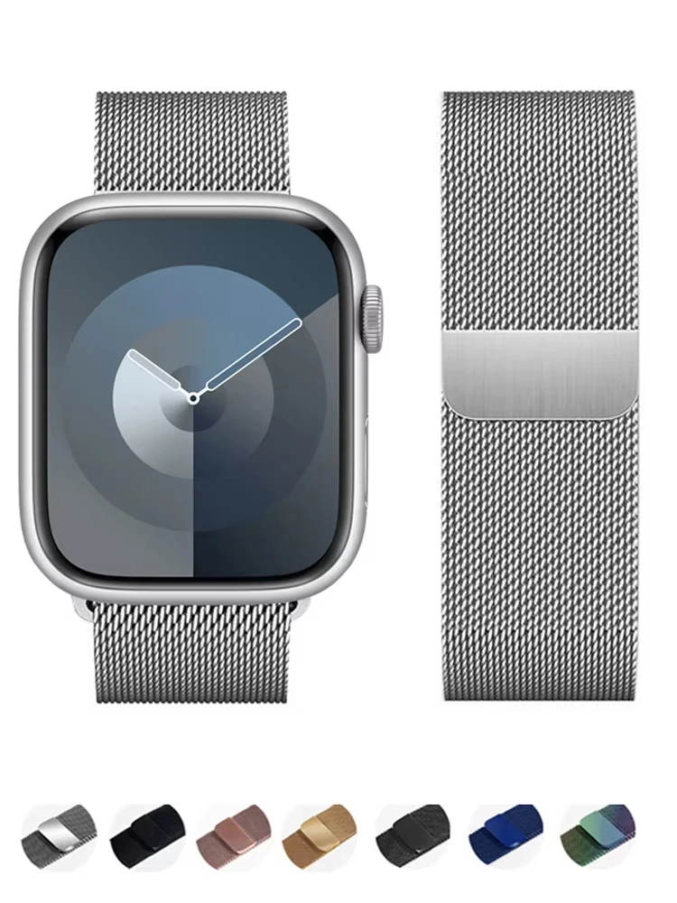 Elegant Milanese Loop Mesh Bracelet for Smartwatch Series - Premium Watch Strap Replacement