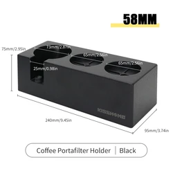 Premium Bottomless Portafilter with Solid Wood Handle (58MM Holder)