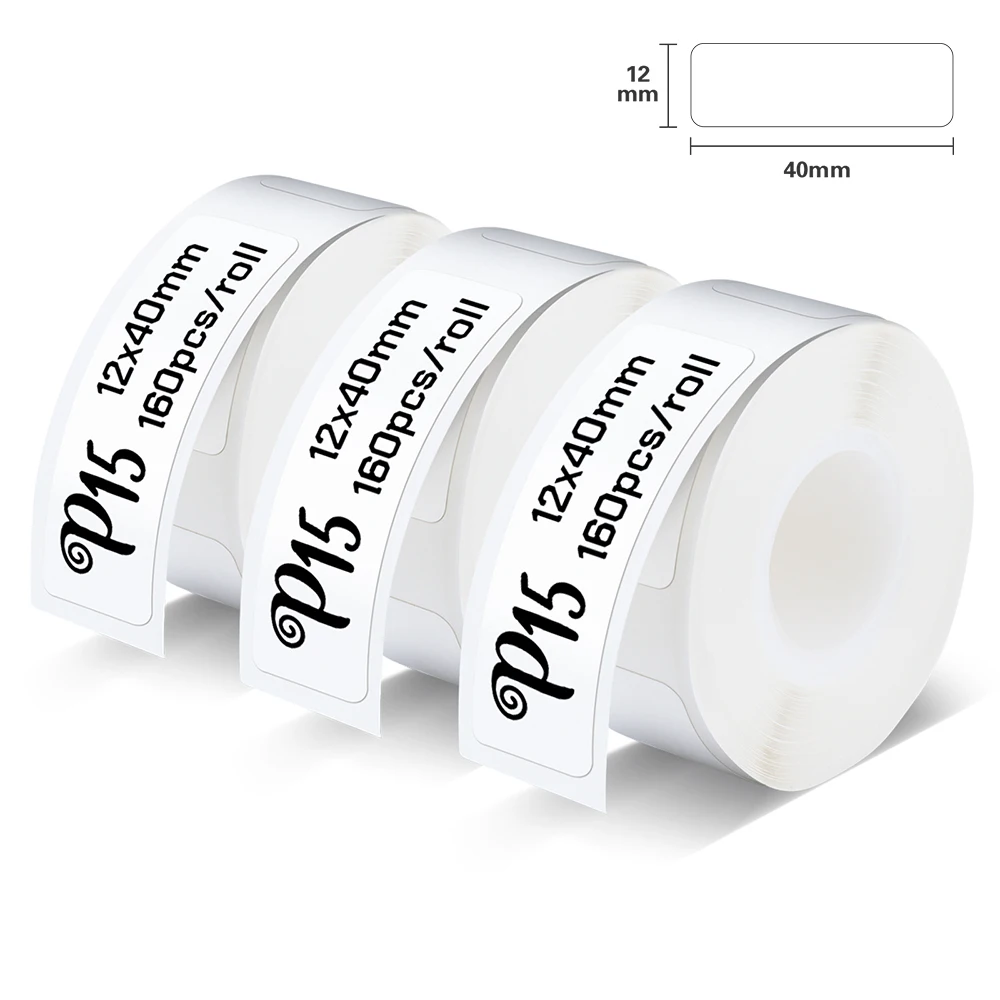 Wireless Bluetooth Thermal Label Printer with Adhesive Label Tape