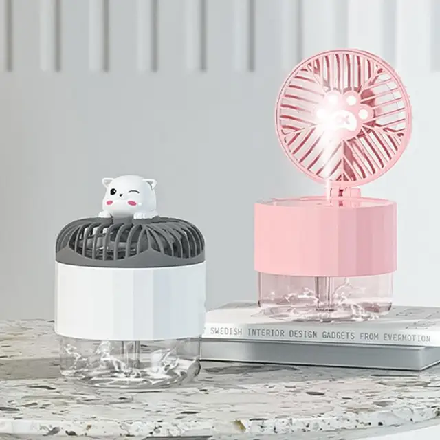 Hordozható Kreatív Mini Ventilátor Az Office Home Beach Desktop Asztali Munkatermelő Hálószoba Kültéri Nyári Ház Készülékekhez - Image 5