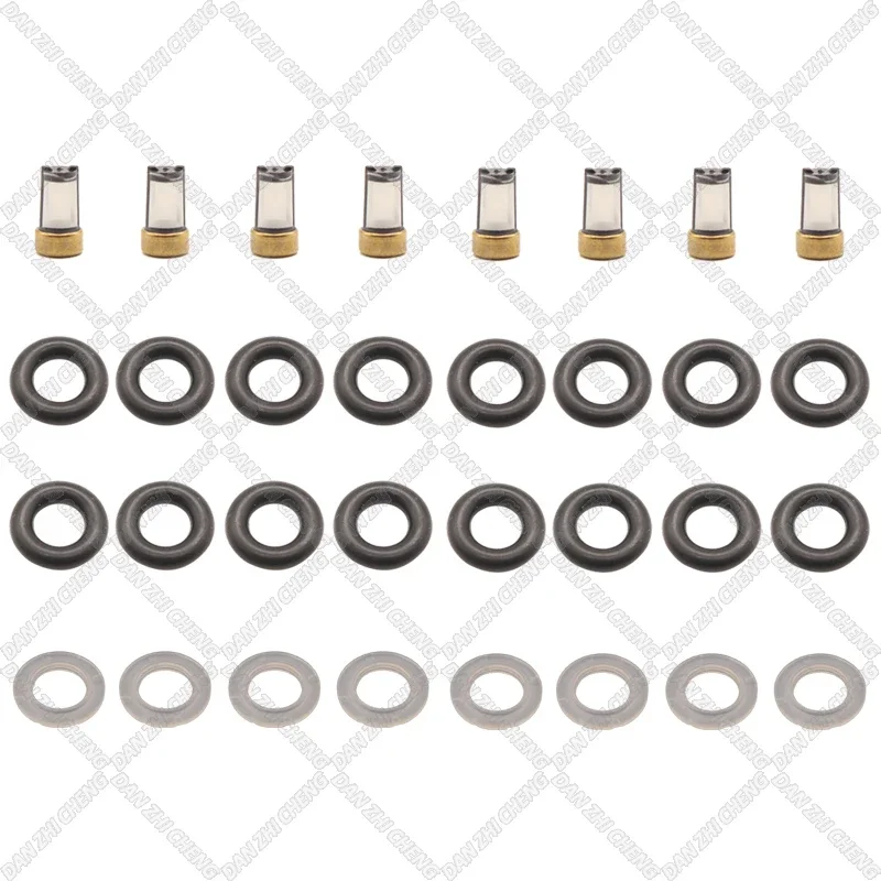Fuel Injector Service Repair Kit Filters Orings Seals Grommets for Audi A4 A6 VW Passat 1.8 06B133551N 0280156070