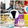 200 Pcs Black Velvet Pen Pouch Sleeve Holder Single Pen Bag Case Pencil Bag 2