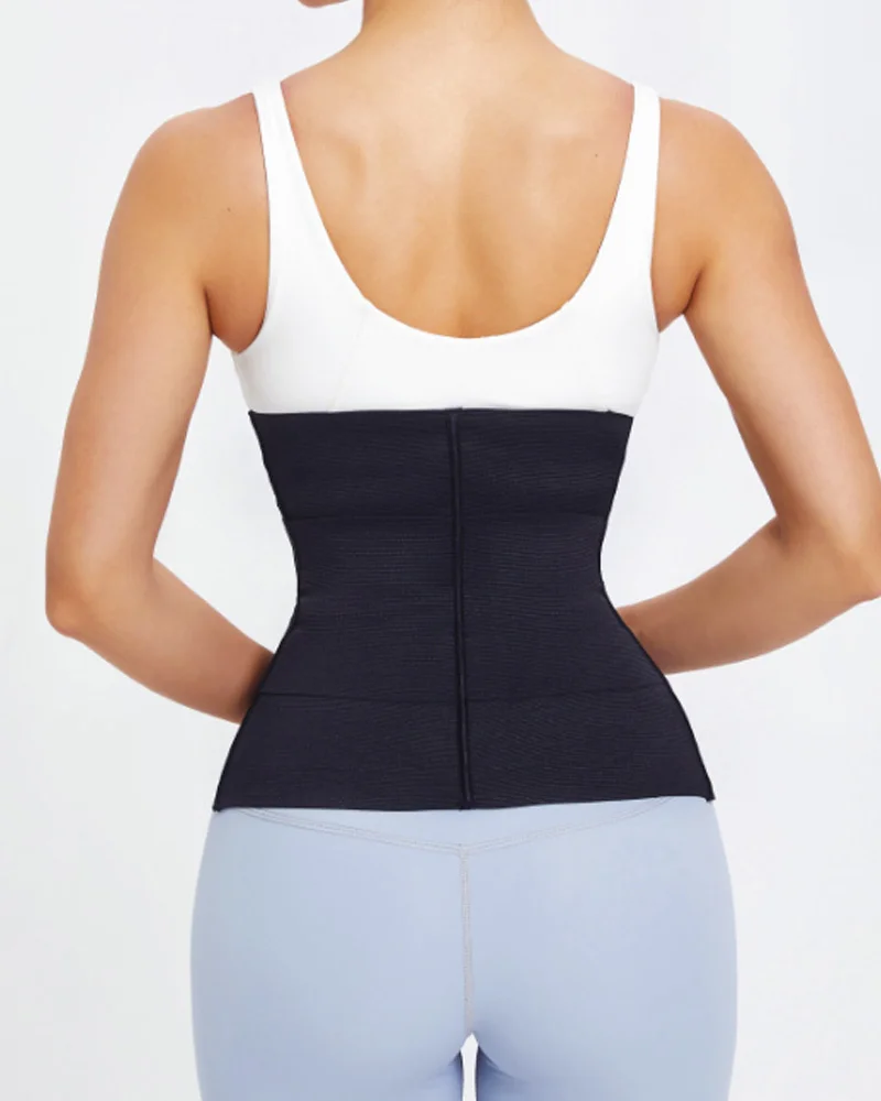 Fajas Women Waist Trainer Girdle Adjustable Zipper And Hook-eyes Double Compression Body Shaper Slimming Flat Belly Belt