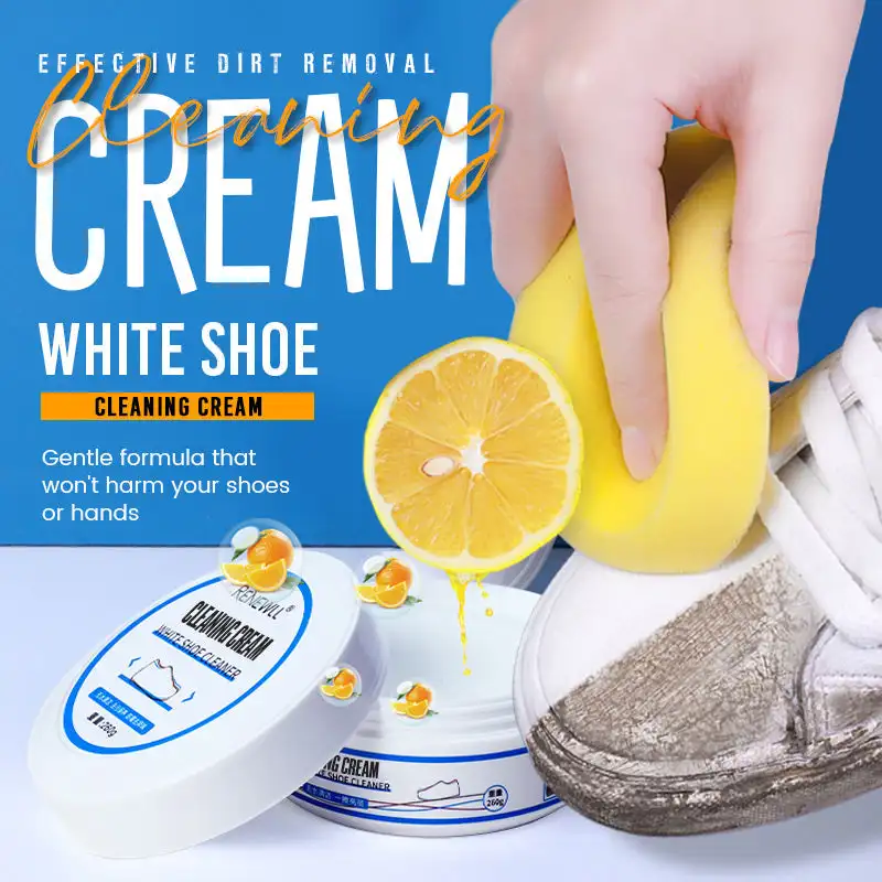 White Shoe Cleaning Cream Multi-functional Cleaning, Brightening, Whitening And Yellowing Maintenance Of sports Shoes Dropship