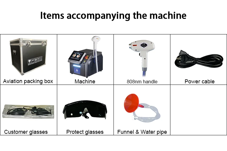 Best 808nm Diode Laser Hair Removal Machine ICE Skin Rejuvenation 755 808 1064 Hair Removal Laser Permanent Machine