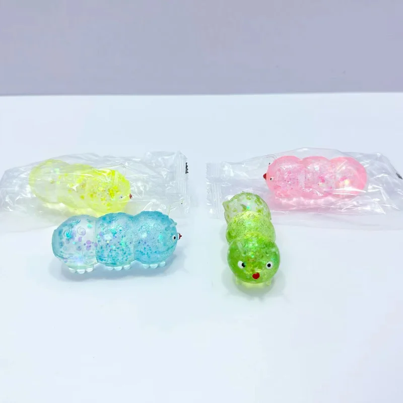 

Novelty Fun Slow Rebound Maltose Orange Caterpillar Stress Reduction Adult Children's Toys Fidgeting Autism Sensory Baby Toys