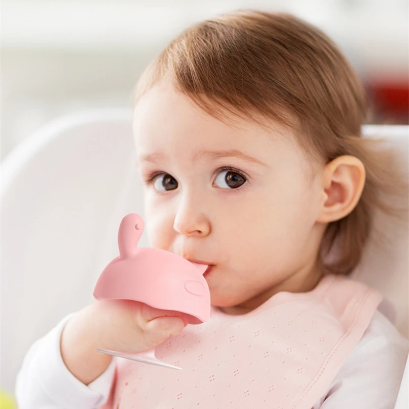 

Прорезыватель для зубов в виде маленьких грибов, милая Веселая лягушка, Успокаивающая детская уход, силиконовая палочка для прорезывания зубов, игрушка для зубов