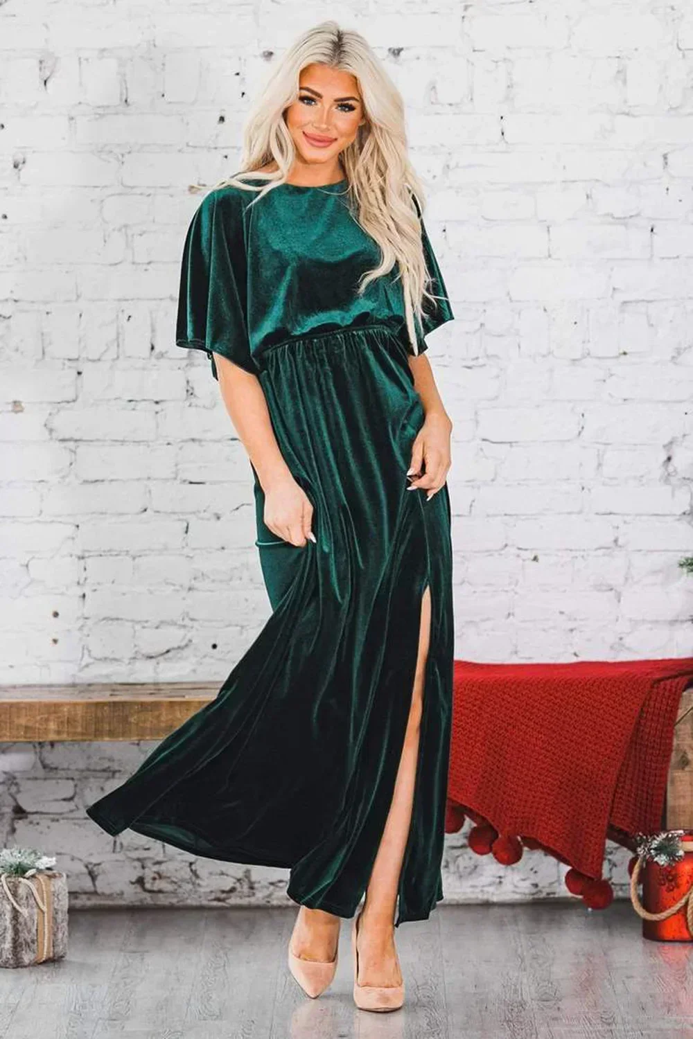 

Women's 2022 new summer style dress round neck gray22