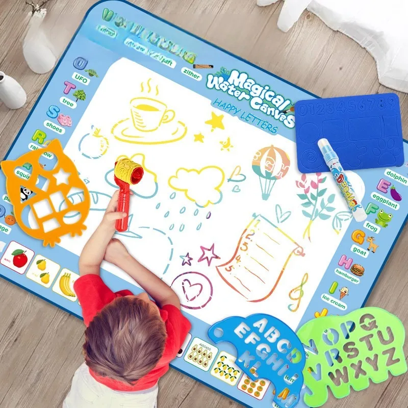 Reusable Magic Water Drawing Mat for Kids Educational Toy