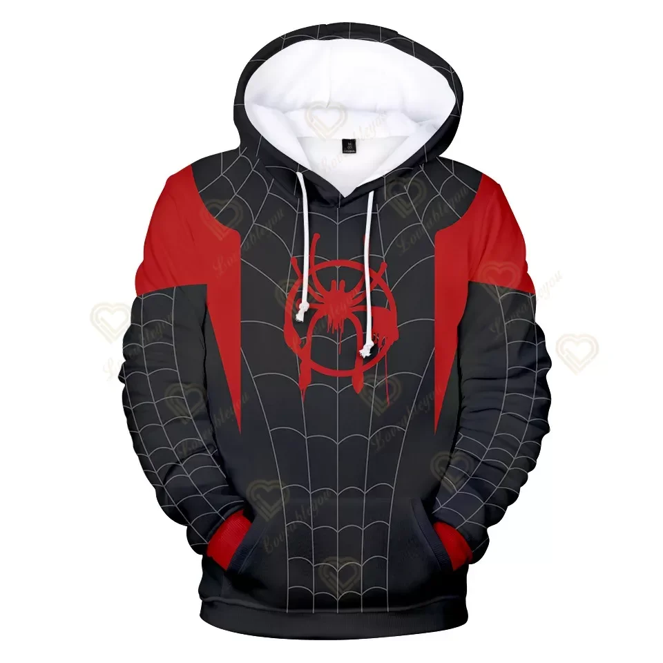 thumbnail image 1 of Sudadera con capucha y cremallera de Spiderman de Deadpool para niños Sudadera con capucha de Spiderman para hombre Sudadera con capucha con estampado digital 3D de Spiderman Sudaderas y sudaderas con, 1 of 5
