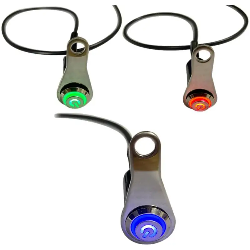 

Motorcycle Light Switch Push Button Switch Momentary Latching Fixed Electric 12V Fog Light Lamps For Motorbike Horn Push Button