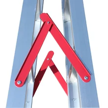 2 sztuka Heavy Duty składany drabiny stojące stałe wspornik metalowy aluminiowy drabiny zawias lokalizator złącze akcesoria tanie tanio CN (pochodzenie) Metalworking iron 40mm HSZ168-128 telescopic ladder folding step ladder Ladder Accessories Replacement parts