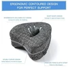 Memory Cotton Leg Pillow Hollow Heart Pregnancy Side Sleeper Sciatica Orthopedic Sciatica Back Hip Relief Pillow For Bed, Sofa 2