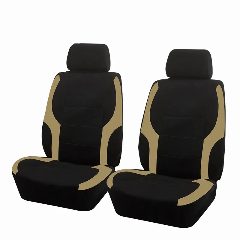 AUTO PLUS Sports Universal Polyester Car Seat Cover Set Fit Most Car Plain Fabric Bicolor Stylish Car Accessories Seat Protector - Image 16