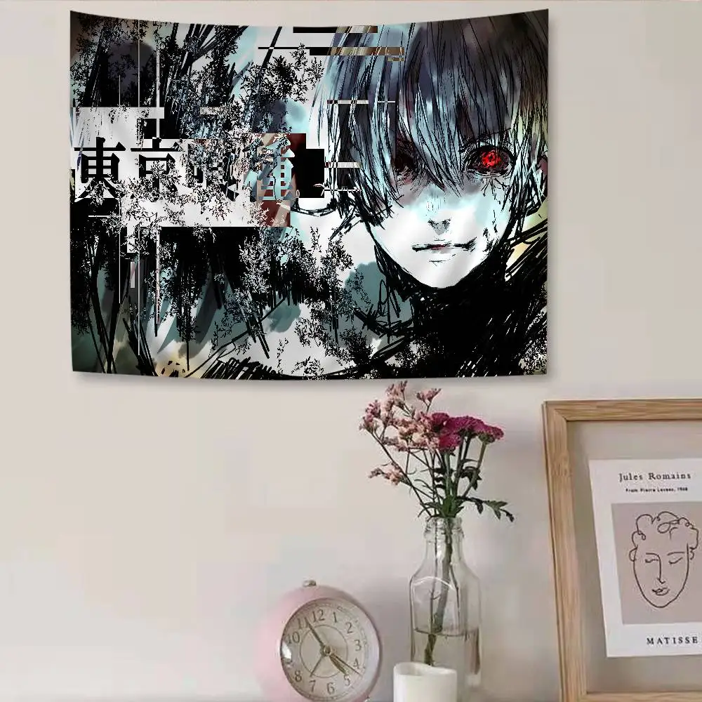 Tokyo Ghoul Anime Tapestry - Bohemian Home Decor & Divination Accent