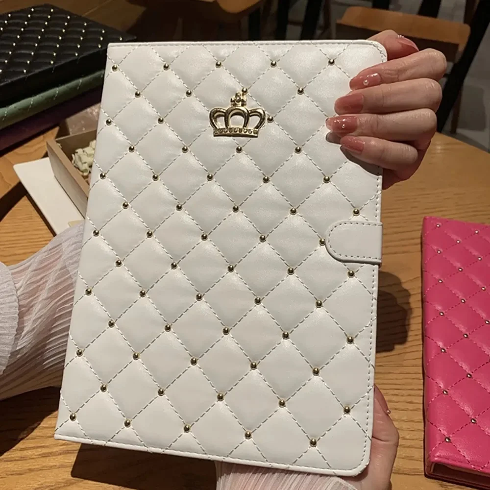 

Smart Auto-Sleep PU Leather Crown Case For Ipad 10.2 9th Gen 7th 8th 10.2 Pro11 10th 10.9 Air 5 4 3 Pro 2 1 9.7 Mini 6 5 4 3 2 1