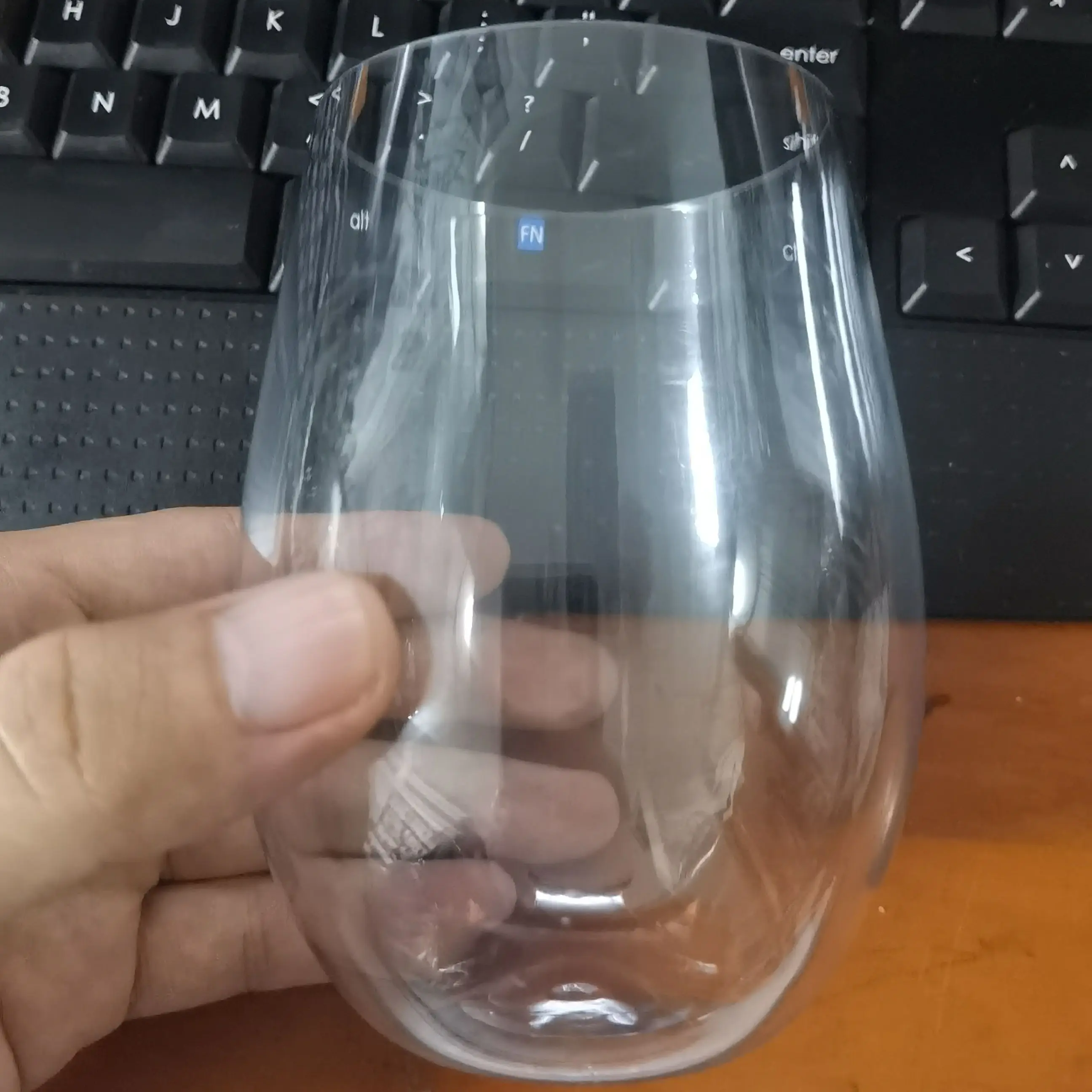 2 Pcs/Lots 16OZ Unbreakable Cup High Capacity Transparent Plastic Juice Milk Water Cup glass cup coffee glass cup