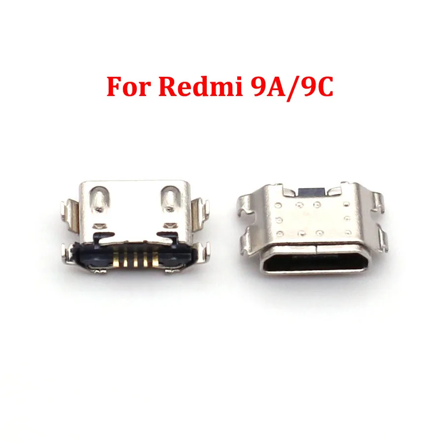10-Pack USB Charging Socket Port Plug Dock Charger Connector