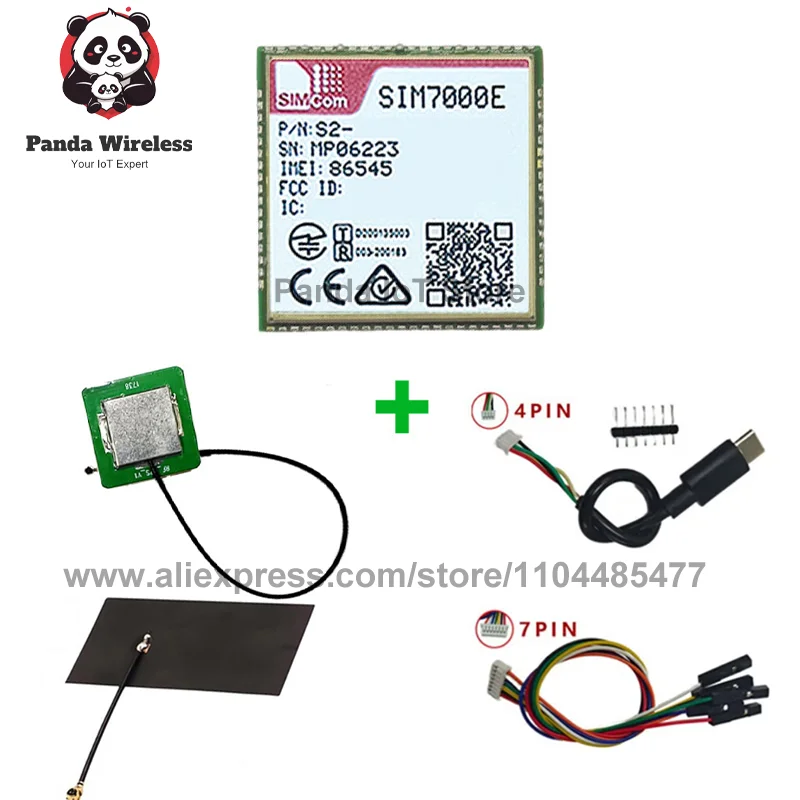 SIMcom SIM7000E NBIOT CATM LPWA Core Board B3/B8/B20/B28 LCC 4G M1 ...