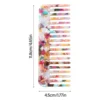 Colorful Hair Combs Fashion Wide Teeth Hairdressing Comb Marbling Anti-static Massage Hairbrush Professional Hair Styling Tools 4
