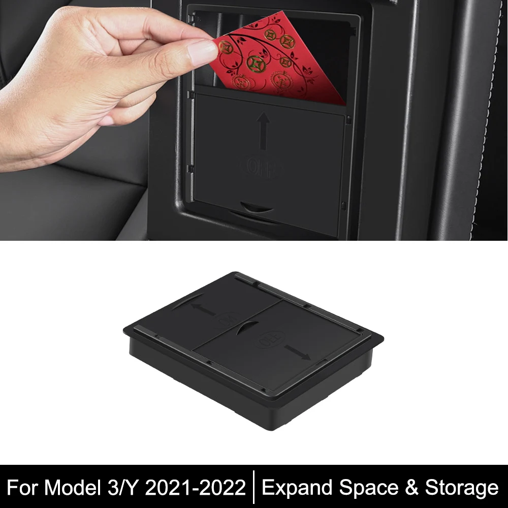 For Tesla Model 3/Y 2021 2022 Storage Box Center Armrest Hidden Box Cup  Holder Under Seat Interior Organizer Set Car Accessories - AliExpress