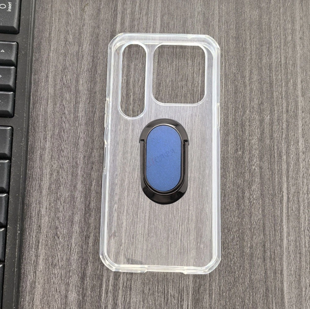 Enhanced TPU Silicone Phone Case with Back Ring Holder