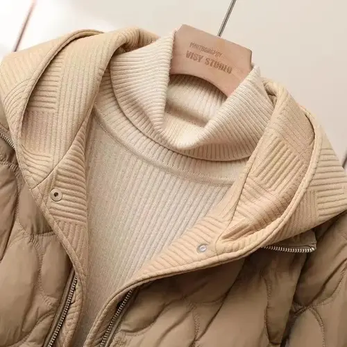 2025 Fashion Coats Korean Style Loose Cropped Coat Women Jacket Women Parkas Warm Puffer Jackets Casual Coat New Winter Clothes - Image 6