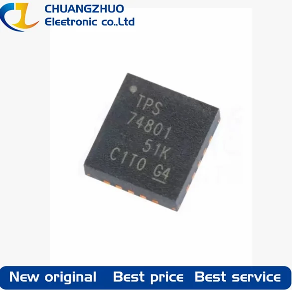 

10Pcs/Lot New original TPS74801RGWR TPS74801 1.5A Adjustable 0.8V~3.6V Positive 5.5V VQFN-20-EP(5x5) Linear Voltage