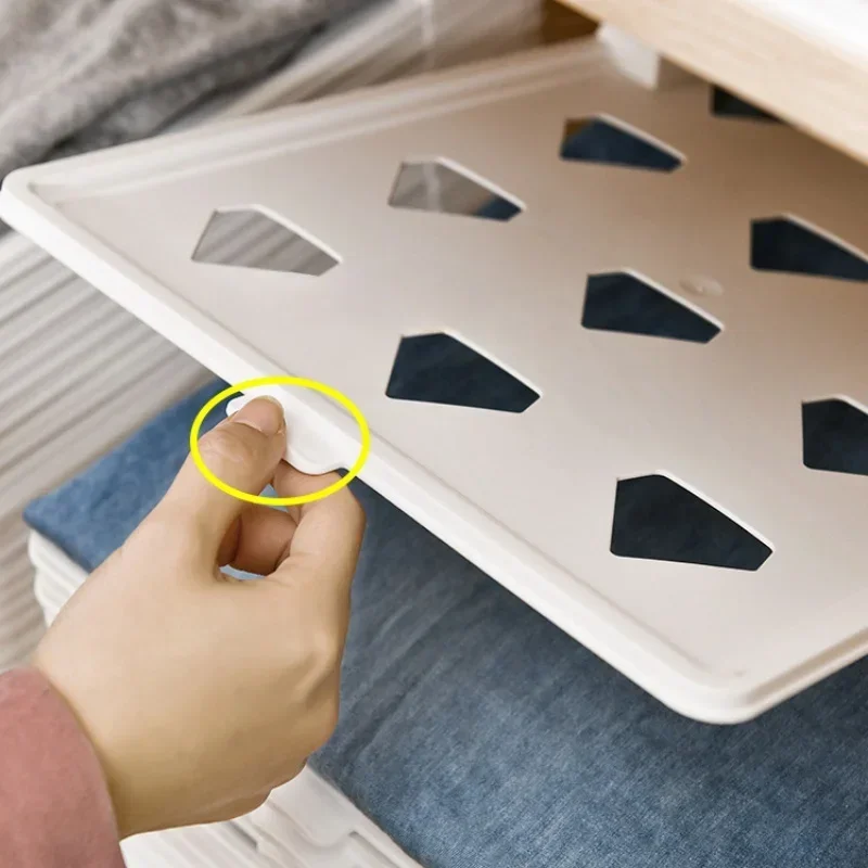 منظم ملابس قابل للطي ، لوح تي شيرت قابل للتكديس ،...