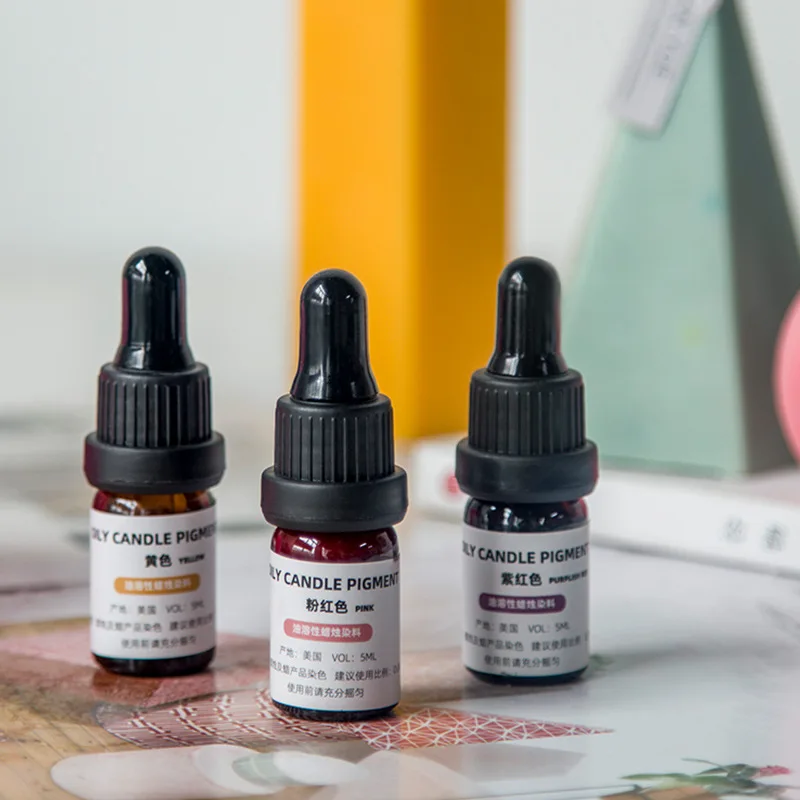 New Candle Pigment Liquid Pigment Soy Wax Coloring DIY Hand-made Dye 5ML Pack Multiple Colors Free To Choose Easy To Color