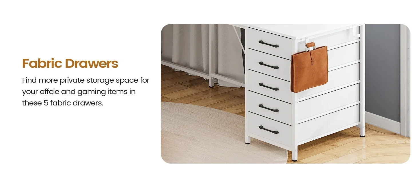 computer desk with drawer