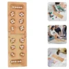 Game Mancala Board Chess Games African Kids Wood Checkers Wooden Travel Folding Set Family Toy Puzzle Strategy Brain Marble Bead 5