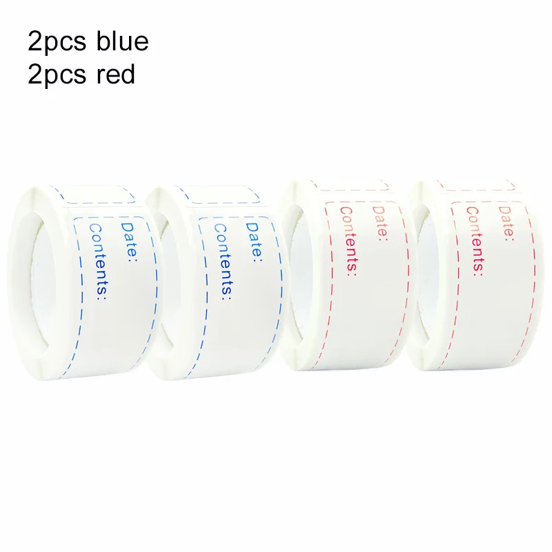Waterproof Date Marking Stickers - 125 Sheets/Roll, Easy-Clean Labels for Kitchens & Restaurants