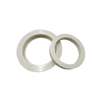 2 Pcs Golf Putting Green Hole Cup Rings Thicken Plastic White Outdoor Golf Training Aid Tool Accessories 1