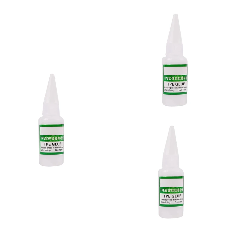 

Liquid Silicone TPE Glue, Clear, 20Ml 3 Count