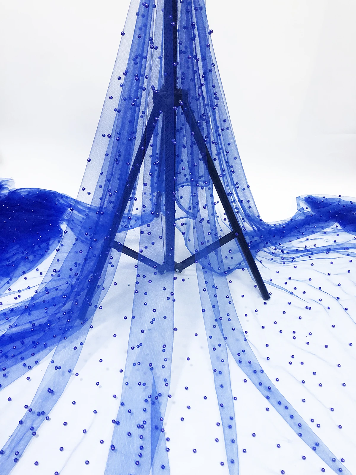 

New Design Nigerian Lace Fabric African Lace Fabrics High Quality Tulle Net French Net Lace Fabric for Wedding AC88