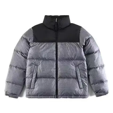 2023 Autumn and Winter down Cotton-Padded Coat Hooded Stand-up Collar Thick Warm Embroidered Coat for Men and Women