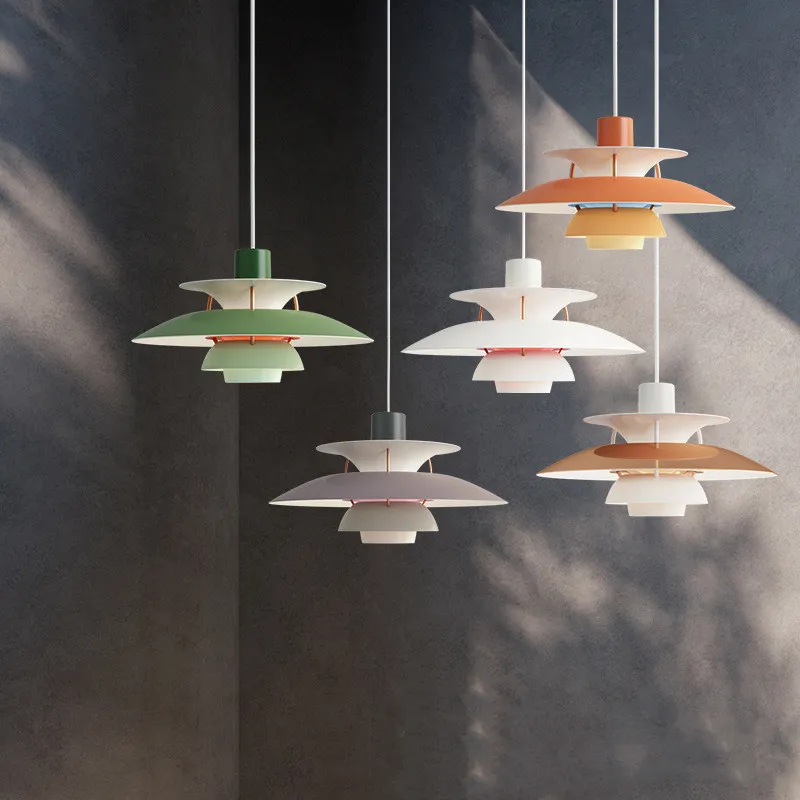 

Designer 50cm Colorful Umbrella Pendant Lights Macaron Nordic LED Ceiling Lamp Art Decor Living Room Lamparas Lighting Fixtures