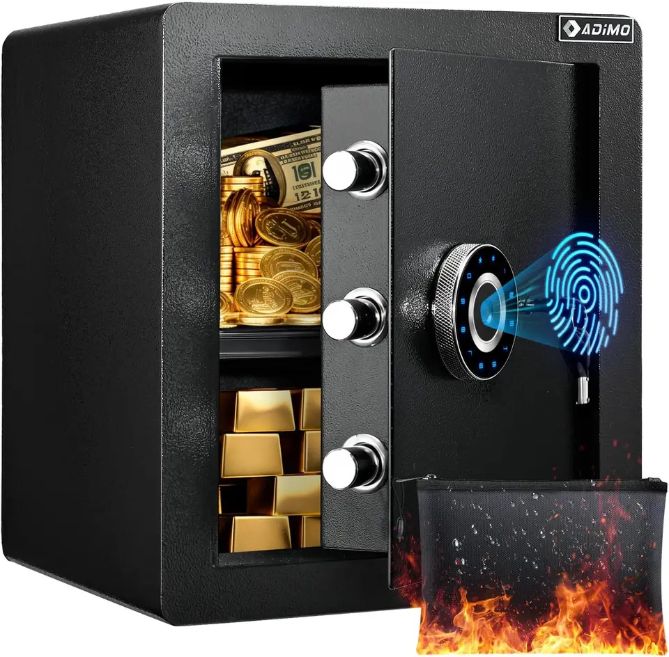 Fireproof Biometric Safe with Touchscreen Security